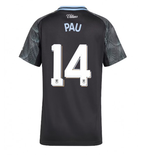 Aston Villa Pau Torres #14 Bortedrakt Dame 2025-26 Korte ermer Aston Villa Pau Torres #14 Bortedrakt Dame 2025-26 Korte ermer